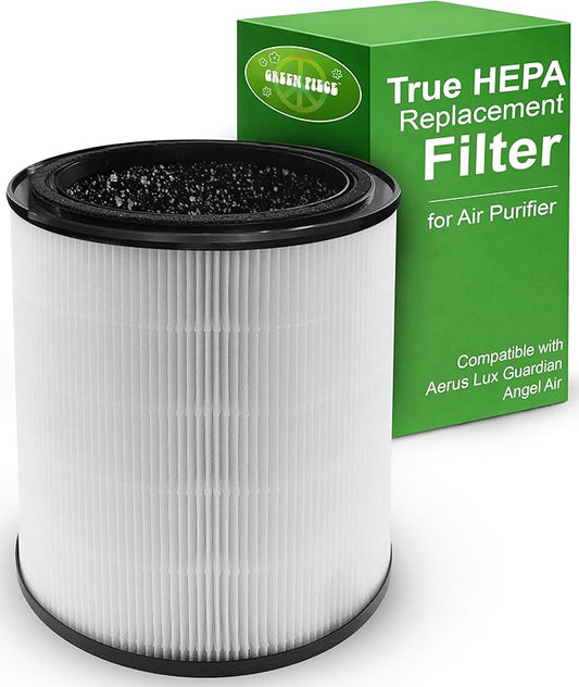 Green Piece® True HEPA Replacement Filter for Air Purifier - Compatible with Aerus Lux Guardian Angel Air Purifier