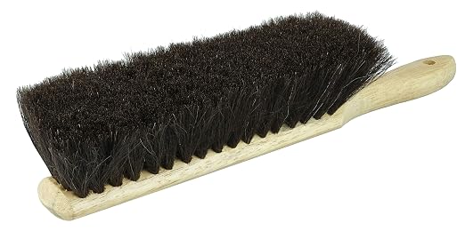 Weiler 44351 9" Brush Length, Horsehair Fill, Wood Block Counter Duster