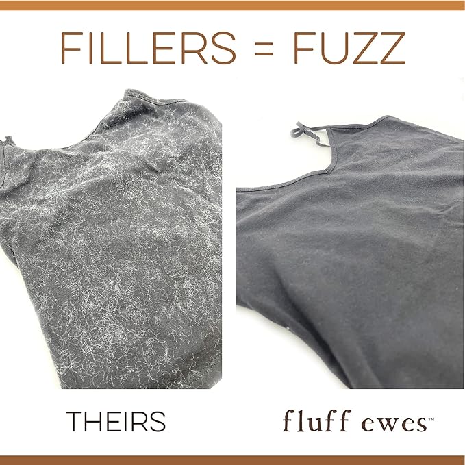 Fluff Ewes Premium Handmade New Zealand Reusable Wool Dryer Balls for Laundry, Baby, Anti-Static Alternative to Liquid Fabric Softener, Plastic Dryer Balls or Dryer Sheets, 12 Pack Bundle