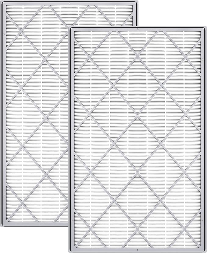 HE601 Replacement Filter Compatible with Shark Air Purifier 6-Fan Models HE601& HE602, Compare to Part # HE6FKPET, HE6FKBAS, HE6FKPRO, 2 Pack