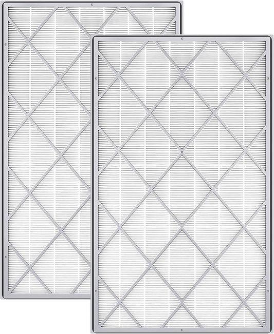 HE601 Replacement Filter Compatible with Shark Air Purifier 6-Fan Models HE601& HE602, Compare to Part # HE6FKPET, HE6FKBAS, HE6FKPRO, 2 Pack