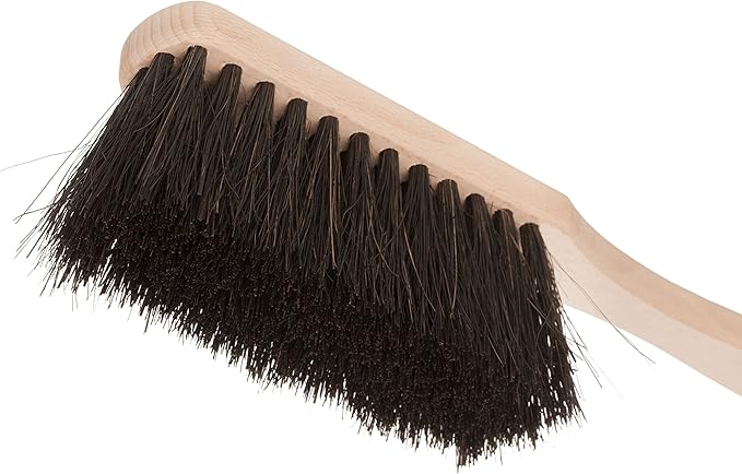 Redecker Arenga Fiber Hand Brush with Untreated Beechwood Handle, 11-Inches