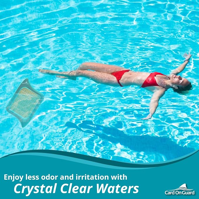Solar Sanitizer FIN for Swimming Pools | Reduces Chlorine Use by 50% for 12 Months | One FIN Per 15,000 Gallons