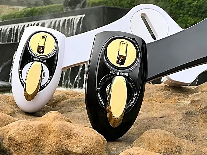Bold White Gold – Non electric bidet attachment for your toilet seat – Water Sprayer, Save your Money on toilet paper and Reduce Waste