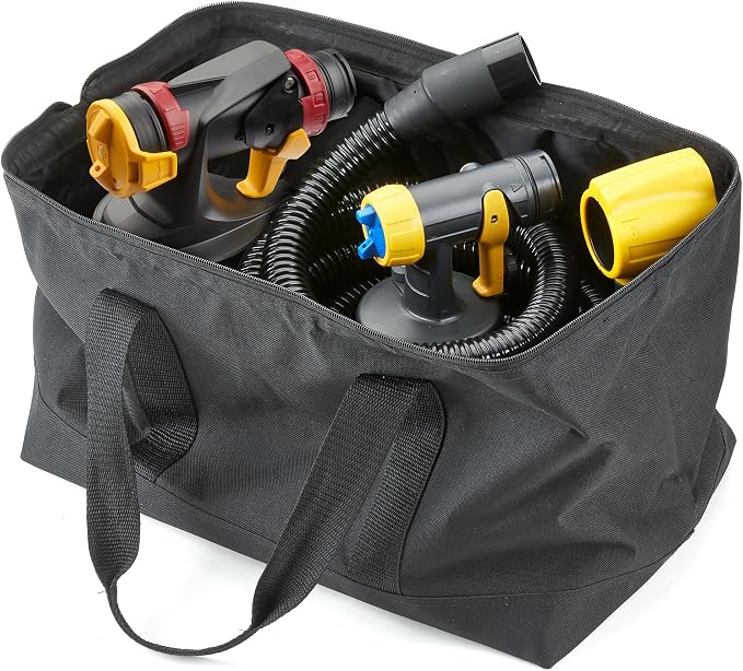 Wagner SprayTech 0529090 FLEXiO 4000 Stationary HVLP Paint and Stain Sprayer, Sprays Most Unthinned Latex, Includes Two Nozzles, iSpray Nozzle and Detail Finish Nozzle