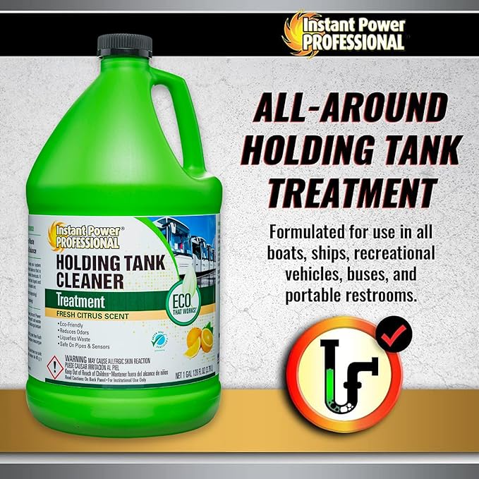 Instant Power RV and Marine Holding Tank Treatment, 8871, 128 Fl. Oz.