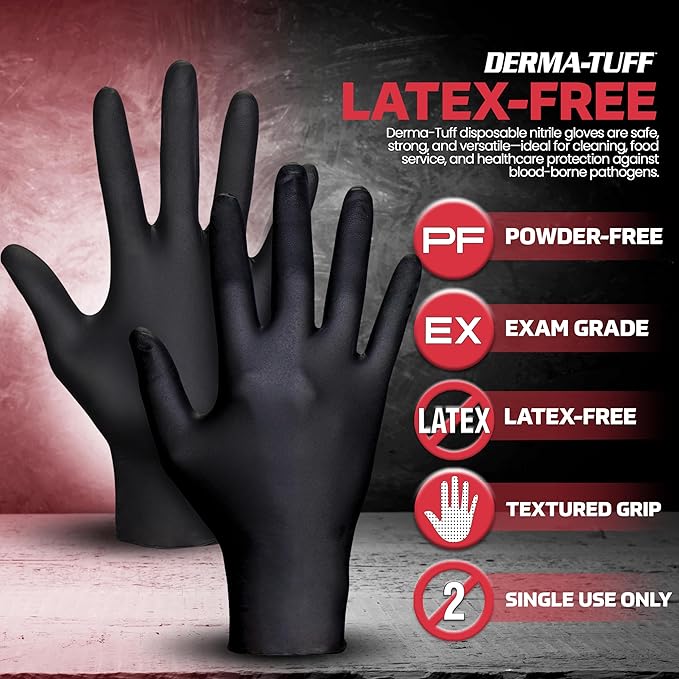 SAS Derma-Tuff Powder Free Nitrile