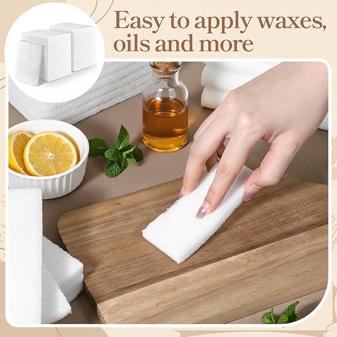 60 Pcs White Scrubbing Pads Light Duty Non Scratch Scouring Pads Multipurpose Non Woven Scouring Sponge Abrasive Multi Surface Scrubber for Cleaning Polishing Home (4 x 6 Inch)