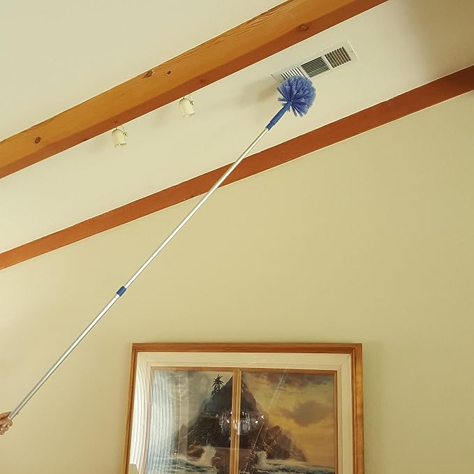 U.S. Duster Company Triple Action High Reach Dusting Kit + Extendable Cobweb Duster