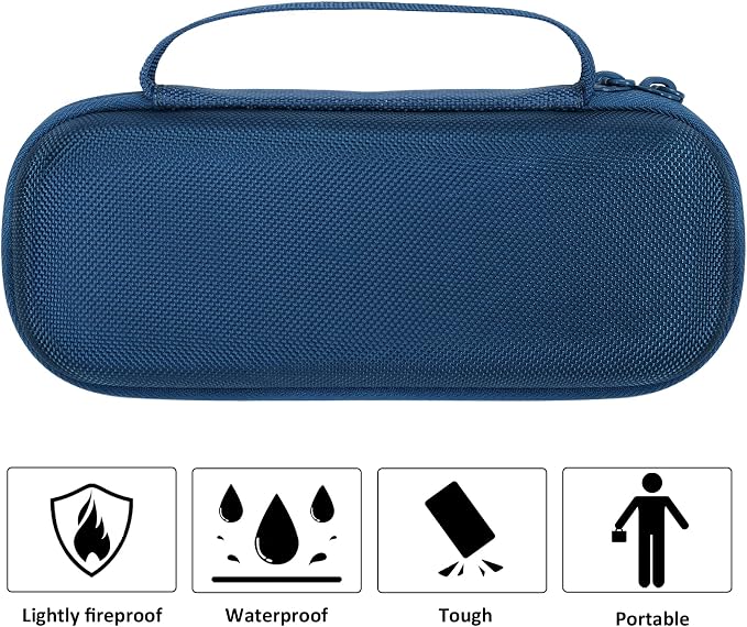 co2CREA Hard Case + Adjustable Monut Strap Bundle for Pure Enrichment PureZone Mini Portable Air Purifier – Protective Carrying Case with Multi-Purpose Mount for Car, School & Office Use