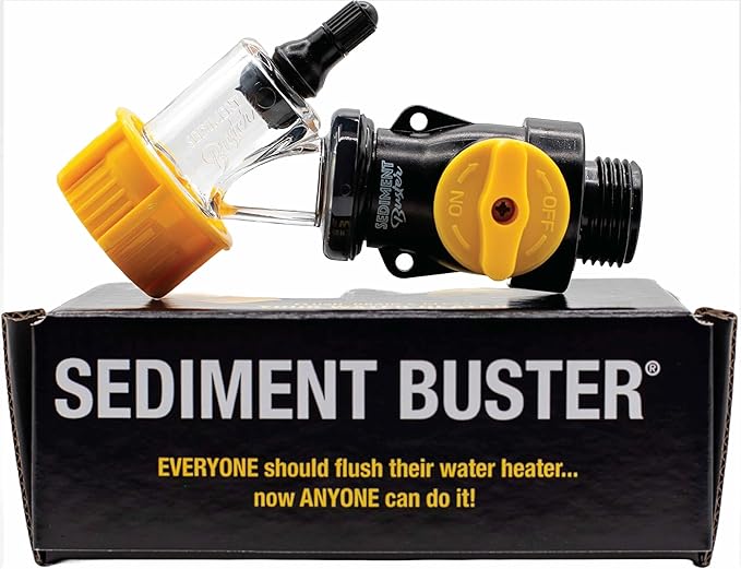 Sediment Buster UL Verified V699054 Water Heater Flushing, Cleaning Tool | Sediment Buster® breaks up, stirs and drains sediment clogs from gas or electric water heaters, includes video instructions