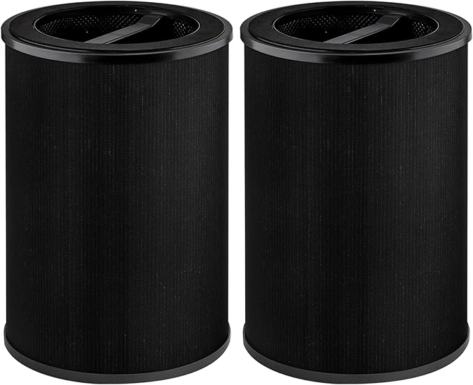 Replacement Filter Compatible with Wyze Smart Air Purifier Premium Filter, for Wildfire VOCs, 3-Stage Filtration with Activated Carbon, 2 Counts