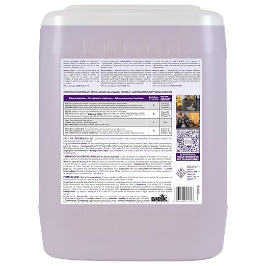 Simple Green Industrial Cleaner and Degreaser Lavender Scent 5 Gallon