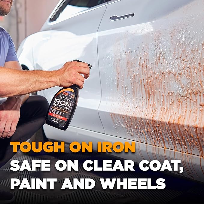 Stoner Car Care 92107 Iron Remover & Wheel Cleaner – Odorless Iron Fallout & Brake Dust Remover for Paint, Wheels & Glass – pH Balanced Rust Decontaminant with Color Indicator – 5 Gallon