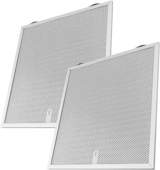2 Pcs Range Hood Grease Filter Fit for Broan Nutone, 12.84 x 13.69 x 0.38 Inch Range Hood Aluminum Mesh Vent Filter Replace S99010436 99010436 BKSA130WW