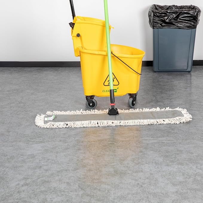 Restaurantware-MOP HEAD ONLY: Clean Tek Professional 35.83 x 5 Inch Dry Mop Head, 1 For Dusting - Frame And Handle Sold Separately, Disposable, Cotton, For Home And Office