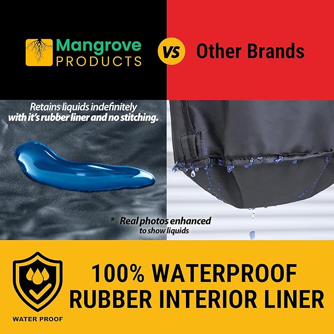 Mangrove Products: Portable Boat Trash Can, Reusable Trash Bag, Boating Equipment, Boat Storage, Boat Accessories Marine, Pontoon Boat Accessories, Fishing, Sandbar, RV, or Camping