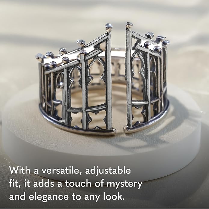 NINA DESIGNS Sterling Silver Rings - Adjustable Ring, Silver Jewelry for Women, 925 Sterling Silver, Gift for Women Women’s Rings