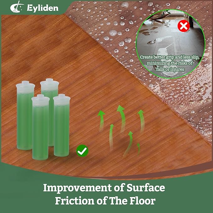 Eyliden Spray Mop with Bio-Enzyme Cleaner, Floor Mop for Hardwood, Tile & All Floors, Breaks Down Grease & Odors Naturally, 360° Swivel, 2 Washable Microfiber Pads, 4x10ml Concentrate Cleaner