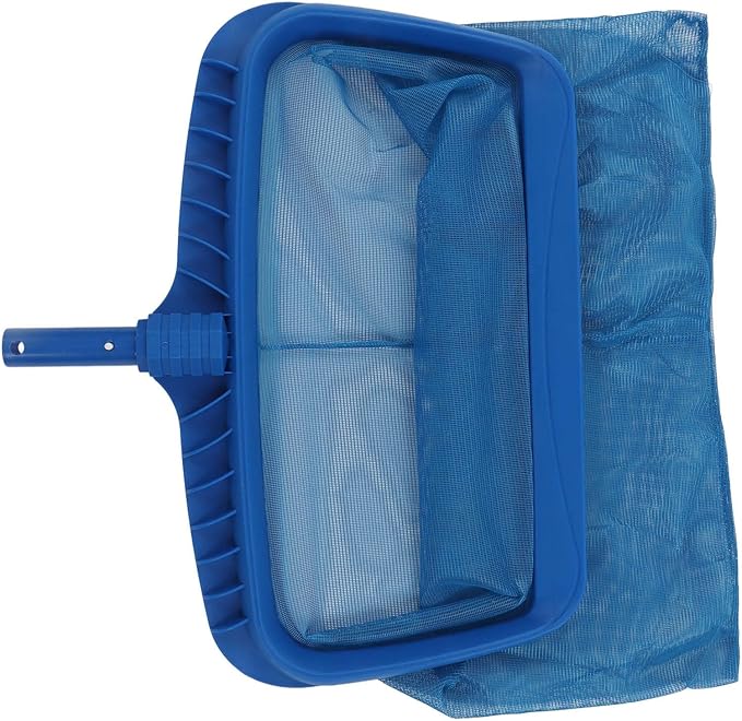 Naroote Pool Skimmer Net, Swimming Pool Leaf Skimmer Net Heavy Duty ABS Frame 0.3 X 40.6cm Pool Skimmer Basket with Fine Mesh Pool Net Skimmer for Pool and Lake Maintenance