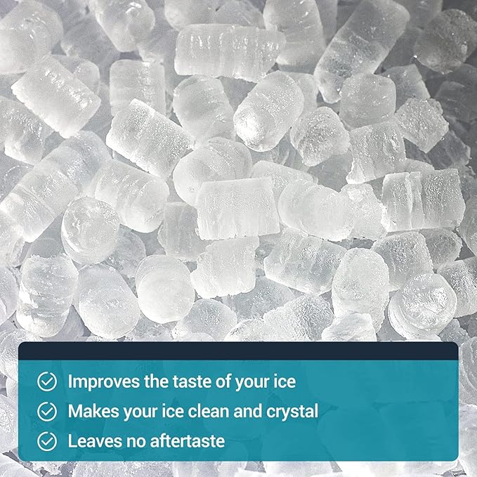Gevi Household Ice Maker Descaling Powder | 12 Use & Individually Packed for Each Use | Organic ice maker clean Descaler Compatible with All Major Brands