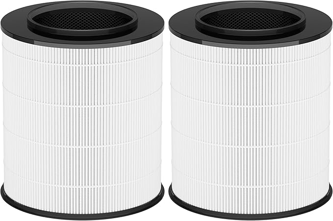 12030 Filter Replacement, Compatible with Clorox Medium Room Air Purifier 11030 & 11031, 1,000 Sq. Ft. Capacity, 2Pack (12030 Filter)