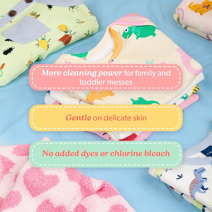 Dreft Baby Liquid Laundry Detergent, Gentle on Sensitive Skin Laundry Soap, 42 fl oz, 32 Loads, Pack of 2 (Packaging May Vary)