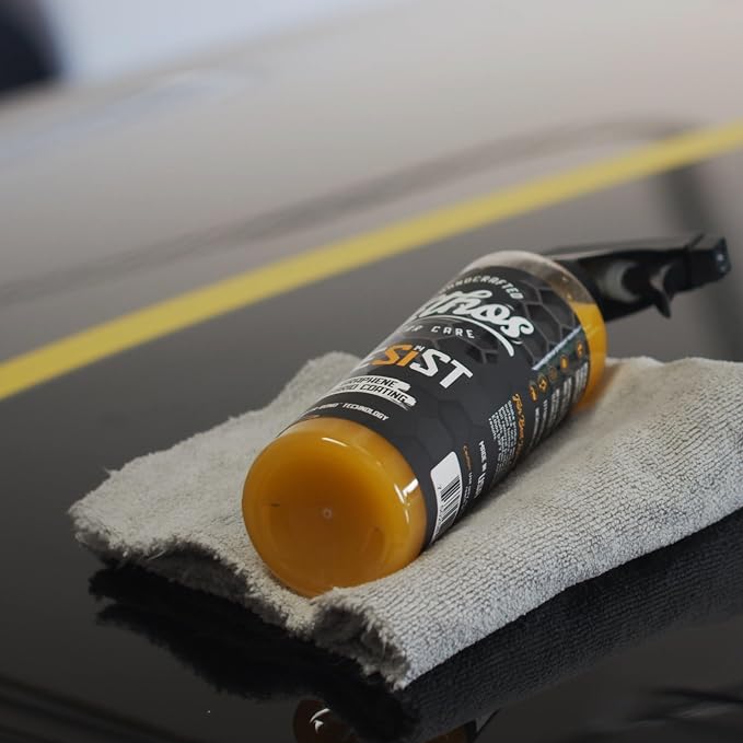 Ethos RESIST Graphene Spray Coating for Cars – Graphene Ceramic Coating Spray, Extreme Hydrophobic Protection, Gloss Enhancement, Ceramic Coating for Cars (Gallon)