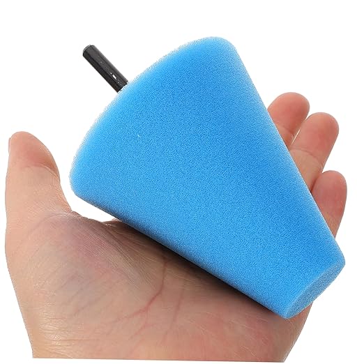2pcs Car Wheel Polishing Sponge Discs Drill Buffer Attachment Waxing Sponge Discs for Car Polisher