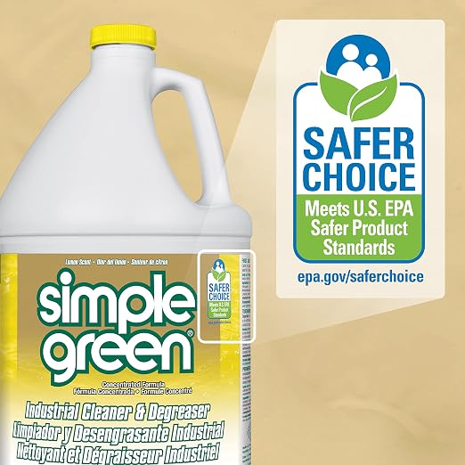 Simple Green 73434010 14010 Industrial Cleaner & Degreaser, Concentrated, Lemon, 1 gal Bottle, 128 Fl Oz (Pack of 1) AllPurpose Cleaner, 32 Fl Oz (Pack of 3), Original, 96 Fl Oz