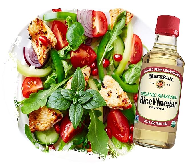 Marukan Organic Seasoned Rice Vinegar Dressing, 1 Gallon (Pack of 2)