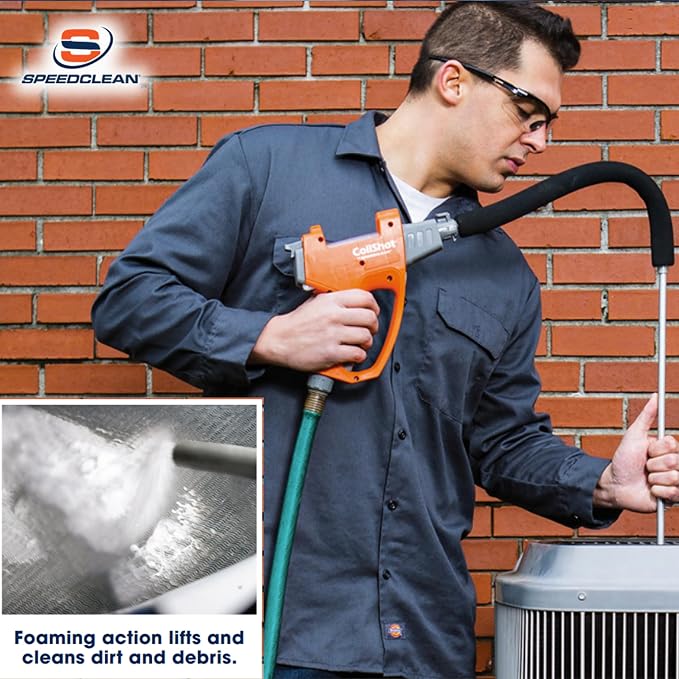 SpeedClean CoilShot Condenser Coil Cleaning Tool, Fast and Powerful Coil Cleaning