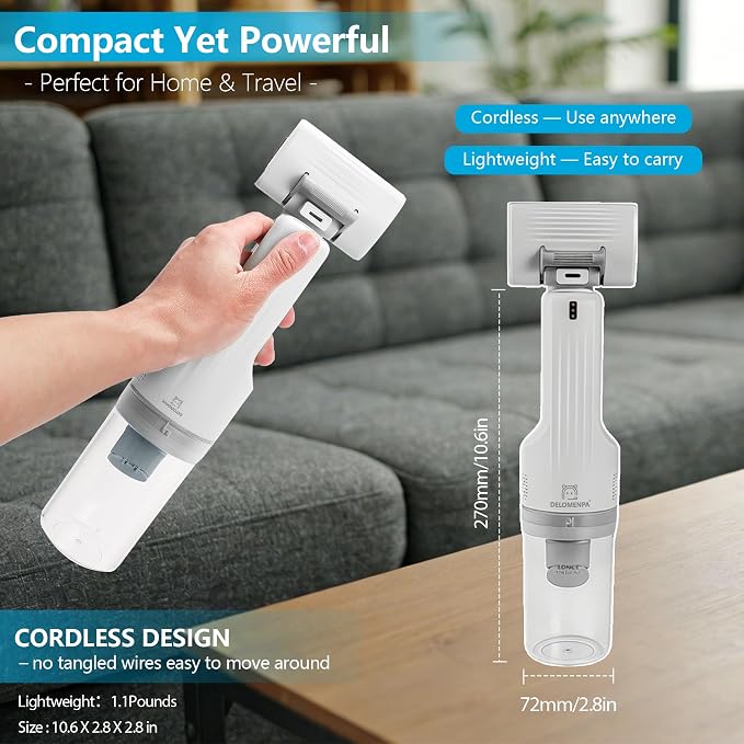 Deshedding Brush with Vacuum Suction, 5-in-1 Pet Hair Removal Tool for Dogs Cats, Cordless Undercoat Rake Removes Loose Hair, 9Kpa Pet Vacuum Cleaner for Furniture Carpet (white bag)