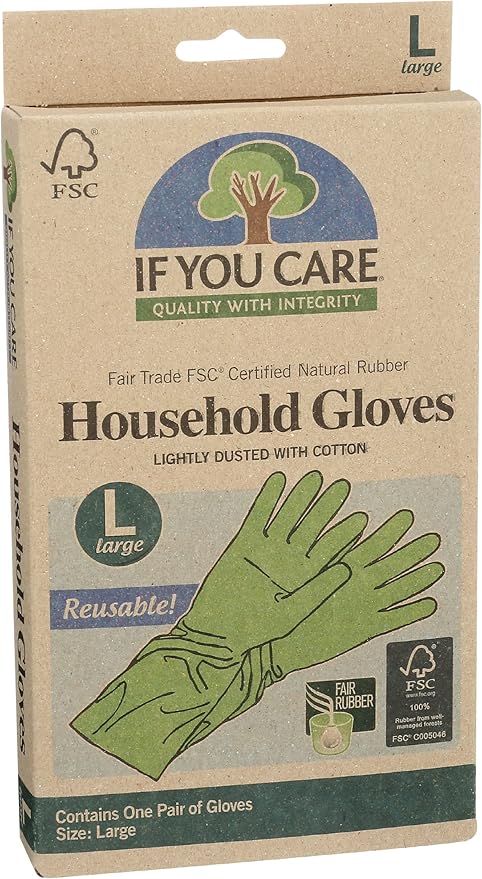 If You Care Large Household Gloves, 1 Pair, Reusable, 1 Each (Pack Of 12)