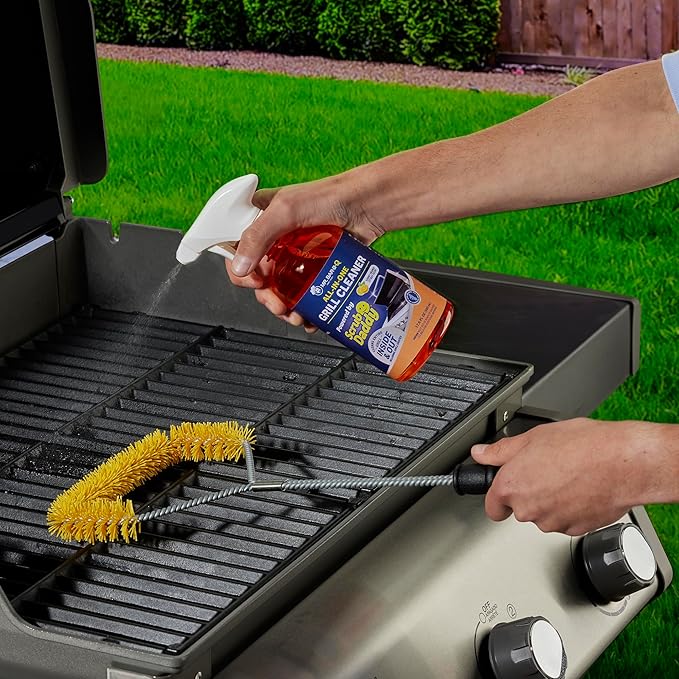 Mr. Bar-B-Q U-Shaped Grill Brush Powered by Scrub Daddy