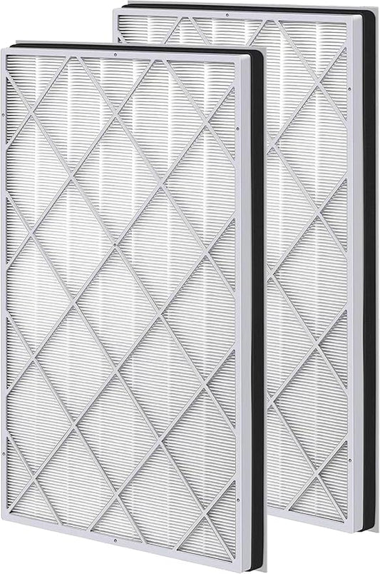 HE6FKPET Replacement Filter for Shark HE600 HE601 HE602 6 Fan Air Purifier, Compare Part HE6FKPET HE6FKBAS HE6FKPRO, 2 Pack