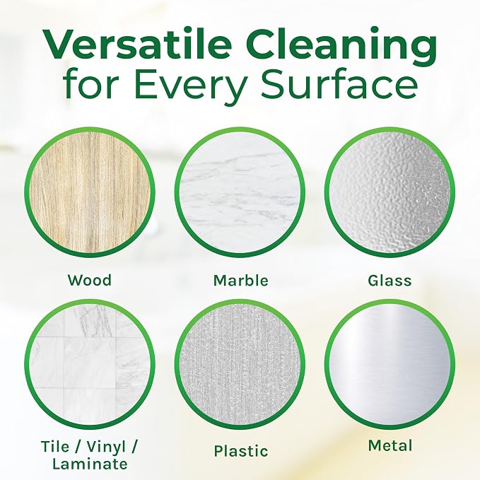 Hygea Natural Cleaning Starter Kit - 1 Gallon - Eco-Friendly Household Cleaners - Degreaser, All Purpose Cleaner, Glass Cleaner, & Tile and Grout Cleaner - Kids & Pet-Friendly (4 Pack)