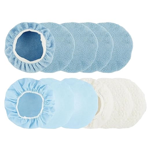 2 Set Car Wax Applicator Pads Car Polisher Pads for Waxing Coatings Polishing (2 Set (Multi))
