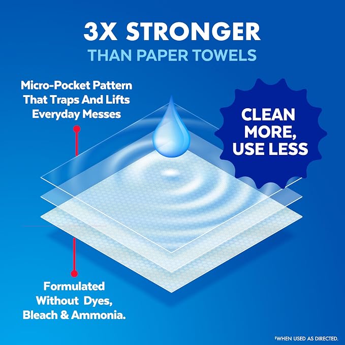 LYSOL Disinfecting Wipes, All Purpose Cleaner, Multi-Surface Antibacterial Cleaning Wipes, Household Cleaning Supplies, Dorm Essentials, Crisp Linen Scent, 80 ct.