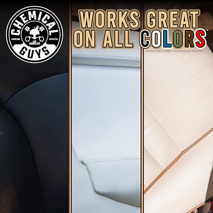 Chemical Guys SPI_208 Colorless and Odorless Leather Cleaner for Car Interiors, Furniture, Apparel, Boots, and More (Works on Natural, Synthetic, Pleather, Faux Leather and More), 128 fl oz (1 Gal)