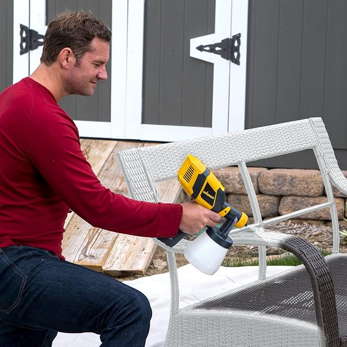 Wagner Spraytech 2419326 Control Spray QX2 HVLP Handheld Stain Sprayer, Ideal for Staining Fences, Decks, Lattice and More, 3 Spray Patterns, Adjustable Settings