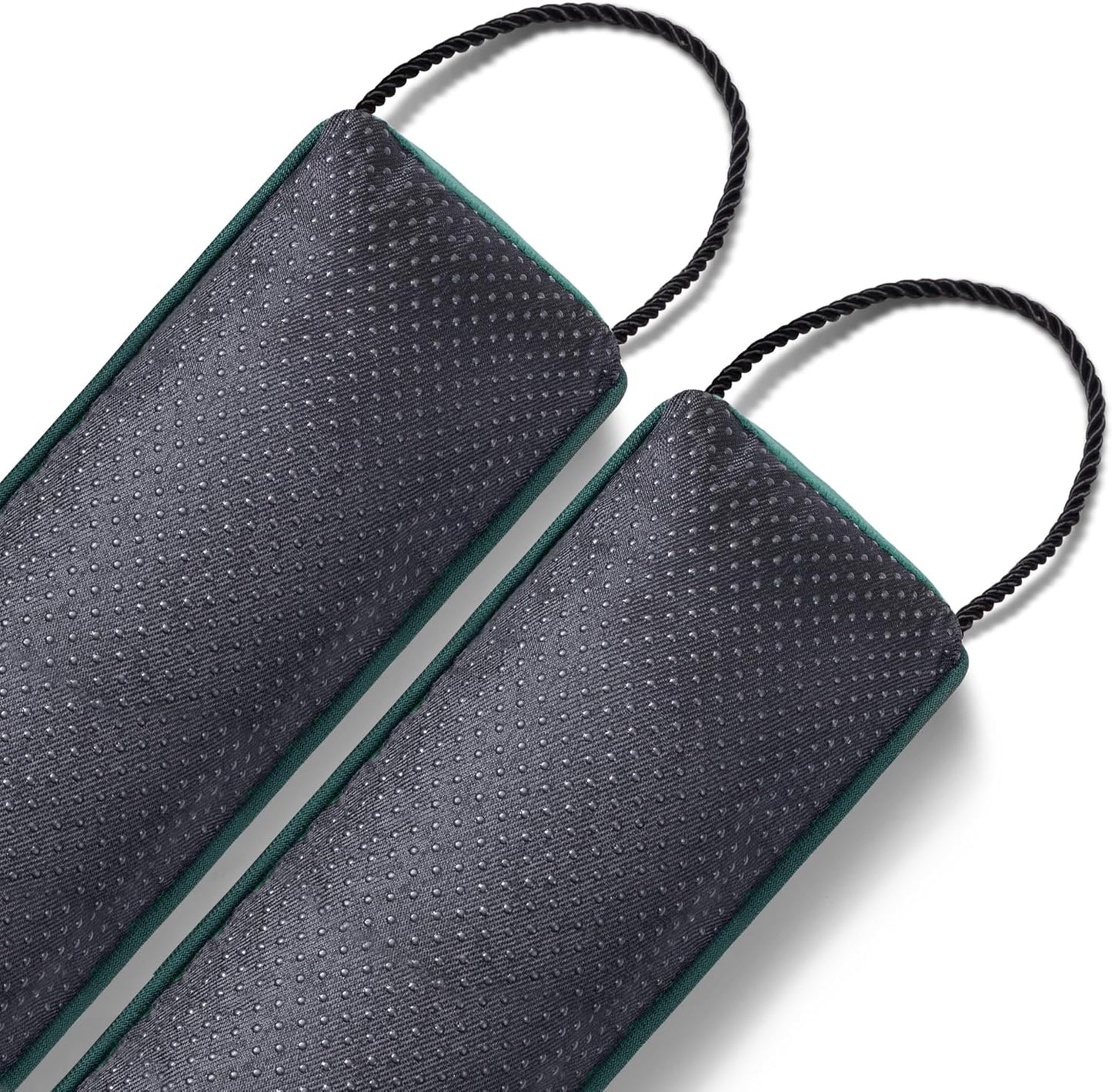 Sunolga 38" Door Draft Stopper Blocks Hot and Cold Air with Removable Washable Cover for Gaps Up to 3", All-Season Seal for Wind, Door Sweep for Bottom of Door and Window, Home Essentials, Dark Green