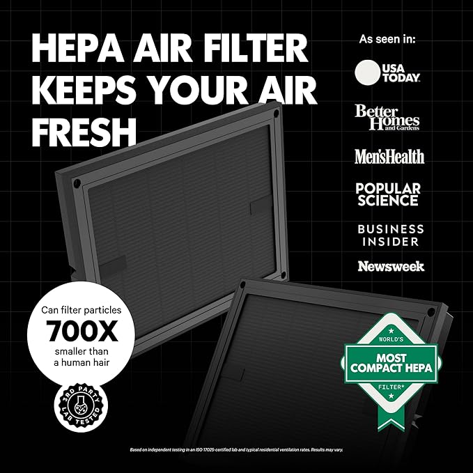 PuroAir Air Purifier Genuine 100i Replacement Filter - HEPA Air Filter for PuroAir 100 Air Purifier Official Filter CarbonTech 3-Layer Defense Filters 99.9% Pollen, Dust, Dander, Smoke, Odors