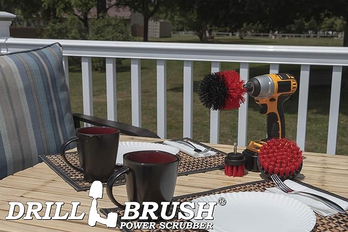 Hard Bristle Cleaning Brush - Stiff Brush for Cleaning - Household Cleaning Paste - Cleaning Scrubber Paste - Concrete Scrub Brush - Birdbath Cleaning Brush - Outdoor Cleaning Tools