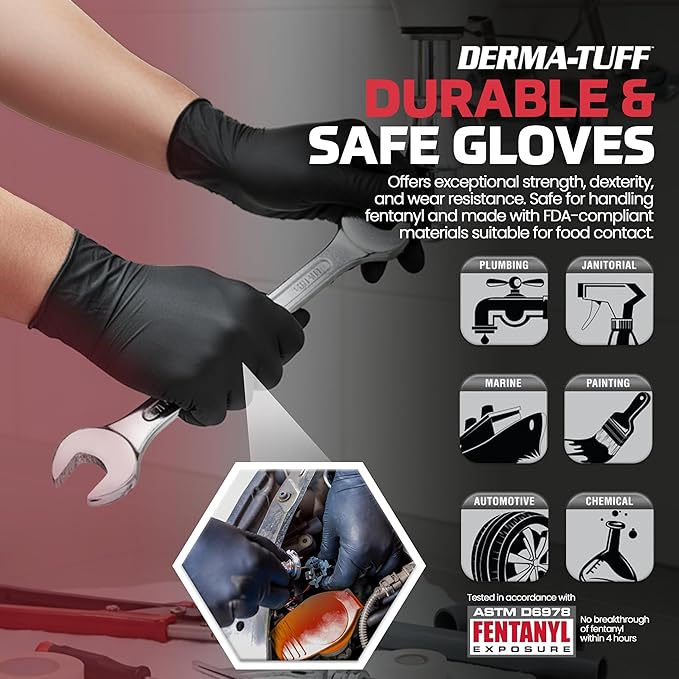 SAS Derma-Tuff Powder Free Nitrile