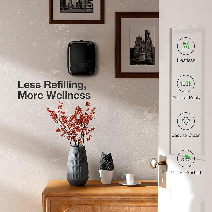 Smart Scent Air Machine ANW Black + 100mL Hotel-RZC Scent Essential Oil