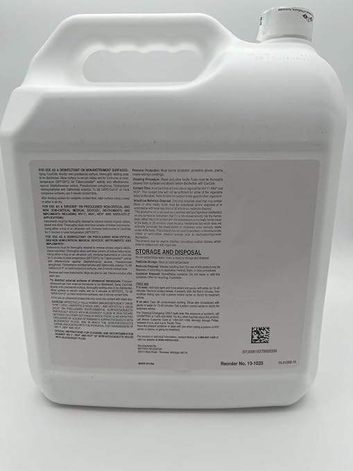 Metrex CaviCide Germicidal Surface Disinfectant Cleaner – EPA-Registered Quaternary Ammonium – Kills Flu Virus, Bacteria & Fungi – Hospital- Grade for Medical, Dental & Lab – 2.5 Gallon Jug, 1 Count