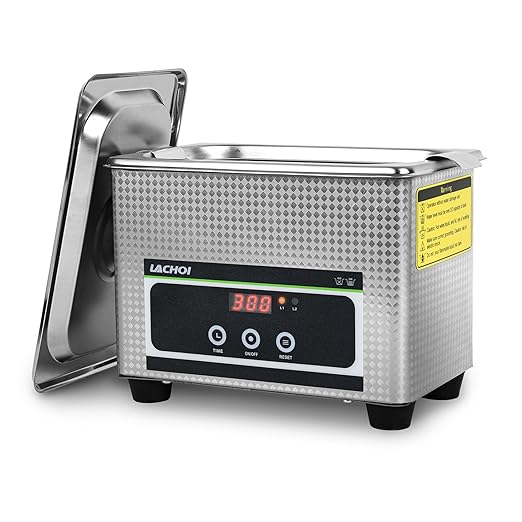Ultrasonic Cleaner 800ml with Timer 40kHz Jewelry Cleaner Sonic Cleaner Digital Ultrasonic Parts Cleaner Machine for Jewelry Watch Ring Coin Diamond Jewelry Ultrasonic Machine