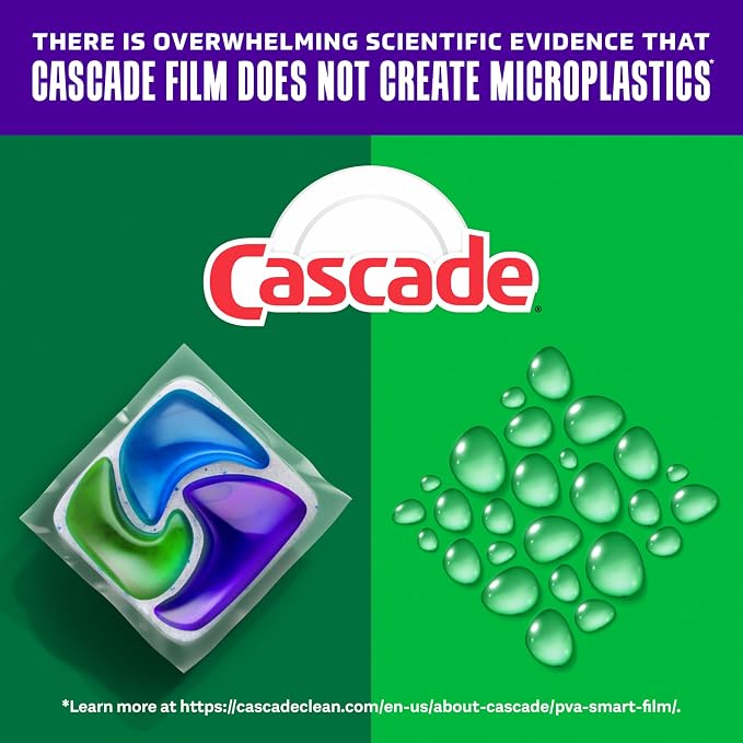 Cascade Platinum Plus Dishwasher Pods, Dishwasher Detergent, Dish Detergent Soap, Lemon, 47 Count (Pack of 3)