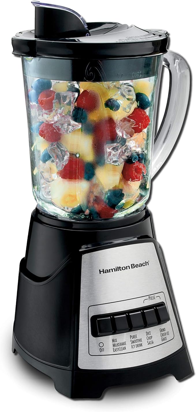 EUREKA Airspeed Ultra-Lightweight Compact Bagless Upright Vacuum Cleaner, Replacement Filter, Blue & Hamilton Beach 58148A Blender to Puree - Crush Ice - and Make Shakes and Smoothies
